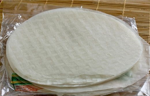 White rice paper